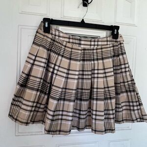 Faded rose plaid skirt size XL